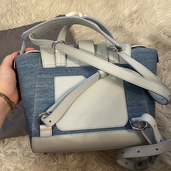 Senreve denim and light blue Chambray Maestra bag - Picture 3 of 8